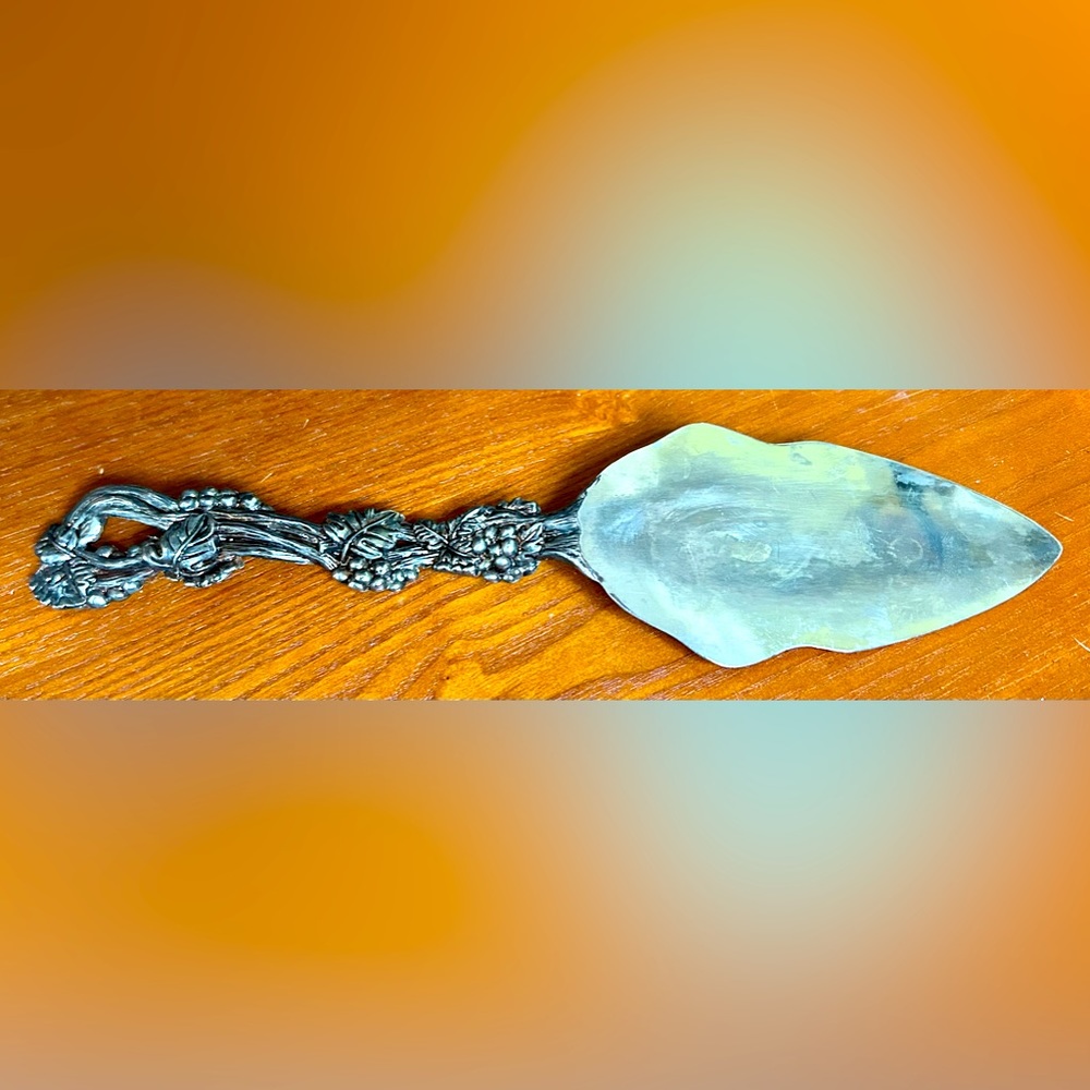 Silver Cake server